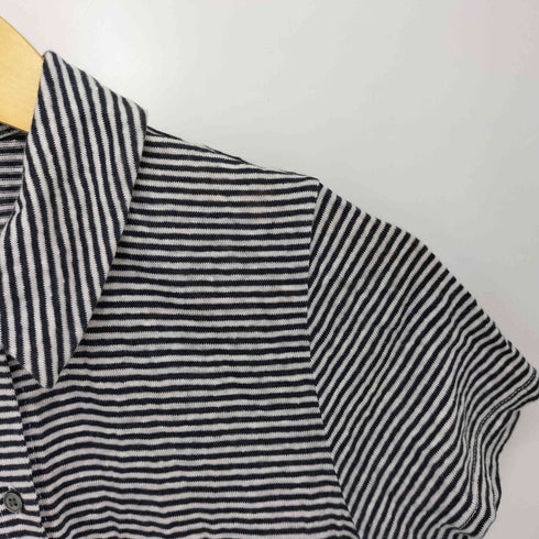 スティーブンアラン Steven Alan ボーダー S/S シャツカーディガン レディース