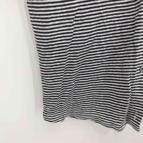 スティーブンアラン Steven Alan ボーダー S/S シャツカーディガン レディース