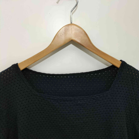 ロクビューティーアンドユースユナイテッドアローズ 6 BEAUTY & YOUTH UNITED ARROWS MESH SQUARE NECK PULLOVER/カットソー レディース