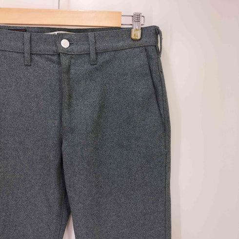 リー Lee 赤タグ 復刻 TENU-B レザー パッチ フリース パンツ メンズ