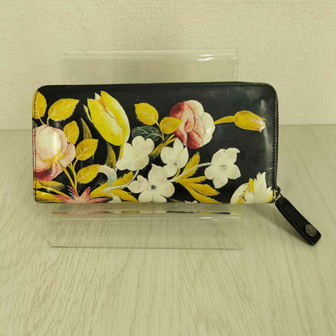 ヴィヴィアンウエストウッド Vivienne Westwood Long Wallet Enamel Floral Genuine Leather レディース