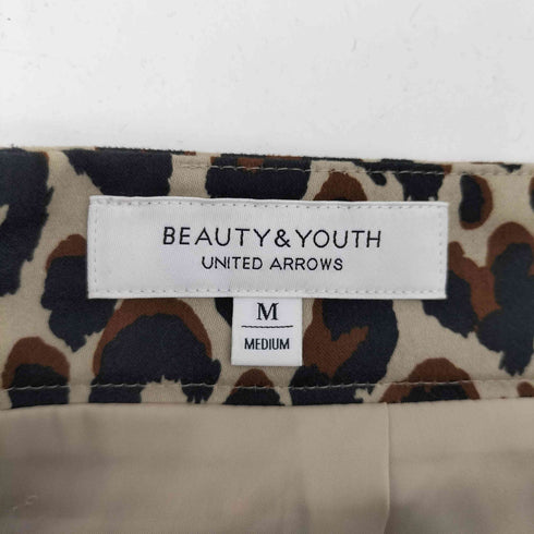 ビューティーアンドユースユナイテッドアローズ BEAUTY & YOUTH UNITED ARROWS レオパードプリントロングスカート レディース