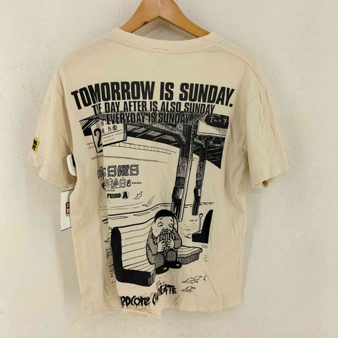 ハードコアチョコレート HARDCORE CHOCOLATE フロントプリントクルーネック半袖Tシャツ 漫画Tee メンズ JPN:M