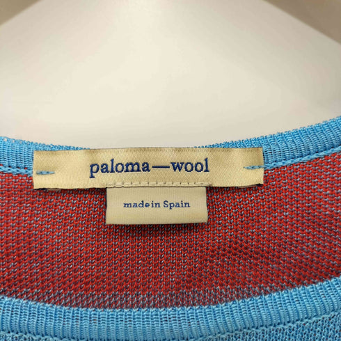 パロマウール paloma-wool スペイン製 EL VALLE バイカラー レーヨン プルオーバー ニット レディース import:S