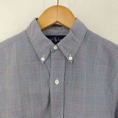 ラルフローレン RALPH LAUREN ポニー無し ボタンダウン チェックシャツ レディース US:8