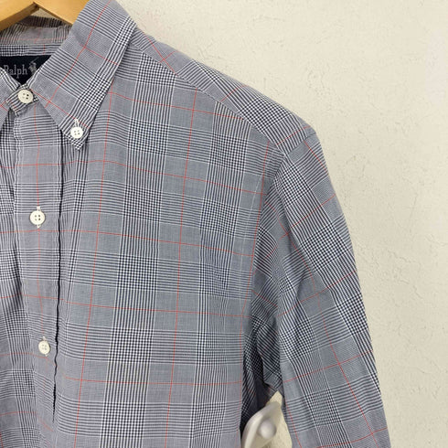 ラルフローレン RALPH LAUREN ポニー無し ボタンダウン チェックシャツ レディース US:8