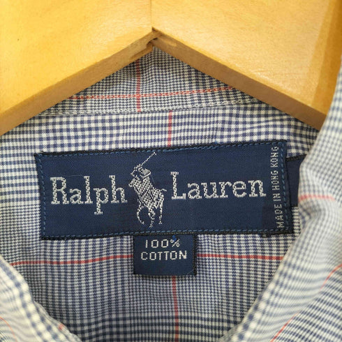 ラルフローレン RALPH LAUREN ポニー無し ボタンダウン チェックシャツ レディース US:8