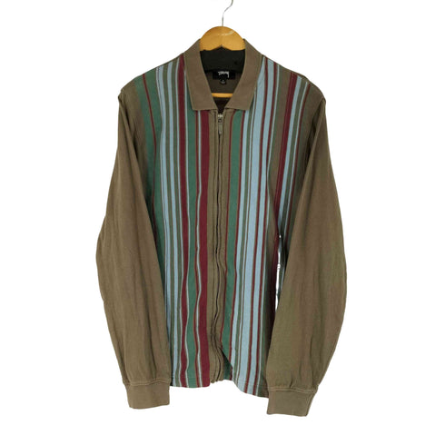 ステューシー Stussy Simon LS Zip Polo メンズ import:S