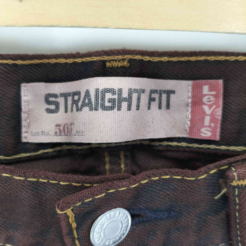 リーバイス Levis 505 STRAIGHT FIT 後染め メンズ W34/L32
