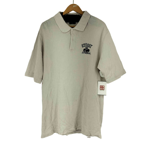 ステューシー Stussy コットン S/S ポロシャツ メンズ import:L