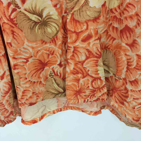 60S 日本製 レーヨン アロハシャツ メンズ 17 1/2