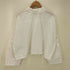 ミズイロインド mizuiro ind 25SS LACE MIX BOX SHIRT レース ミックス ボックス シャツ レディース FREE