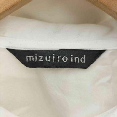 ミズイロインド mizuiro ind 25SS LACE MIX BOX SHIRT レース ミックス ボックス シャツ レディース FREE