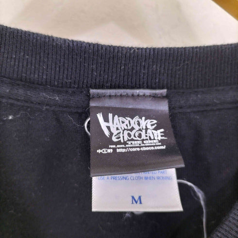 ハードコアチョコレート HARDCORE CHOCOLATE フロントプリントクルーネック半袖Tシャツ ホラー映画Tee メンズ JPN:M