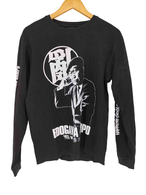ハードコアチョコレート HARDCORE CHOCOLATE フロントプリントクルーネック長袖Tシャツ 人物Tee メンズ JPN:M