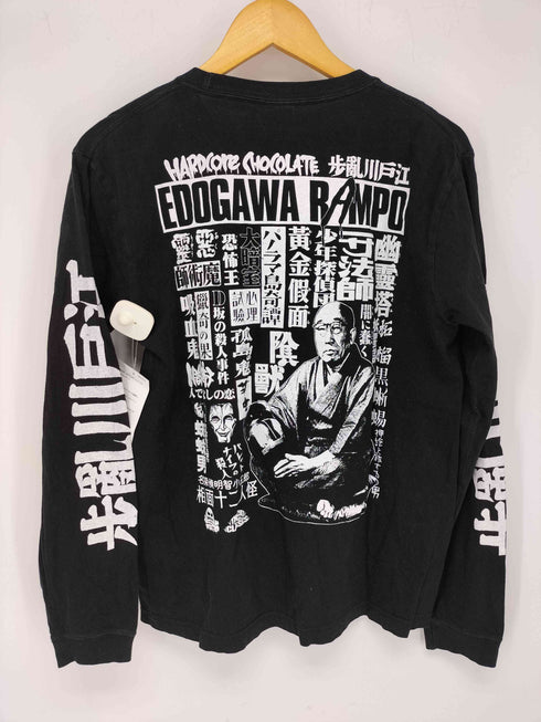 ハードコアチョコレート HARDCORE CHOCOLATE フロントプリントクルーネック長袖Tシャツ 人物Tee メンズ JPN:M