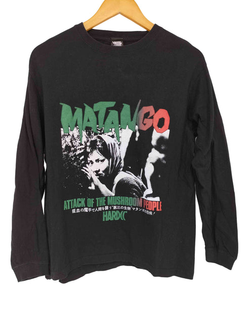 ハードコアチョコレート HARDCORE CHOCOLATE フロントプリントクルーネック長袖Tシャツ 映画Tee メンズ JPN:M