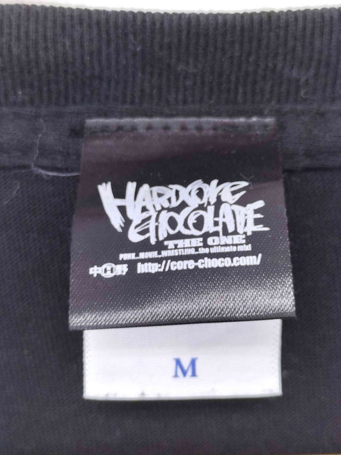 ハードコアチョコレート HARDCORE CHOCOLATE フロントプリントクルーネック長袖Tシャツ 映画Tee メンズ JPN:M