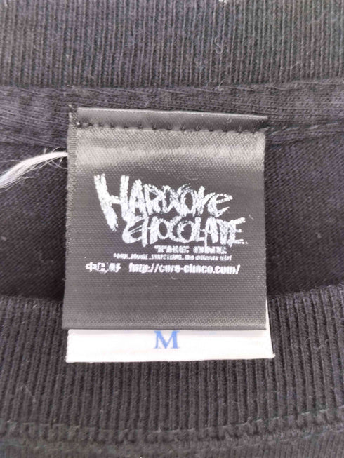 ハードコアチョコレート HARDCORE CHOCOLATE フロントプリントクルーネック半袖Tシャツ フルメルティッドロゴ メンズ JPN:M