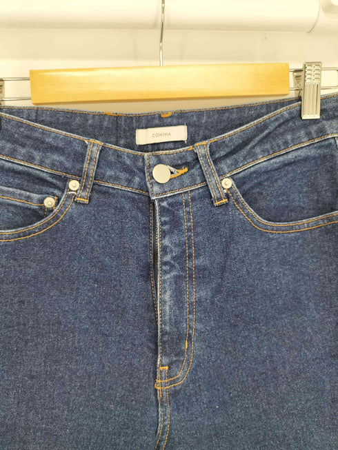 コヒナ COHINA DENIM セミワイドストレート-short & regular レディース regular-S
