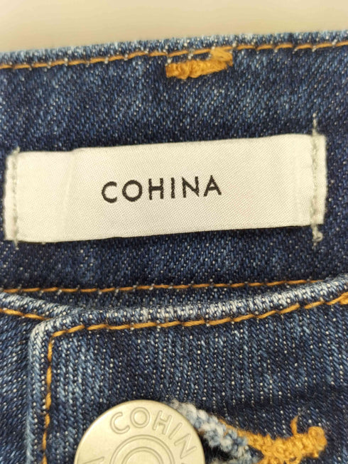 コヒナ COHINA DENIM セミワイドストレート-short & regular レディース regular-S