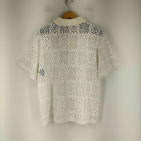 PEOPLESTYLE カットワークデザイン S/S ポロシャツ メンズ JPN:M