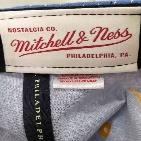 ミッチェルアンドネス mitchell&ness ドット ロゴ刺繍キャップ メンズ