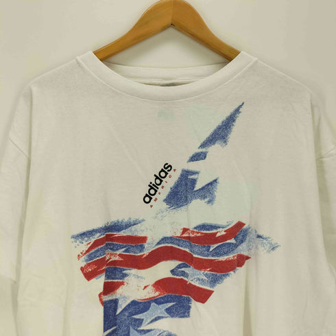 アディダスオリジナルス adidas Originals USA製 万国旗タグ シングルステッチプリントTシャツ メンズ import:M