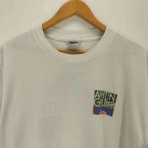 オニータ ONEITA USA製 シングルステッチ両面プリントクルーネックTシャツ メンズ import:XL