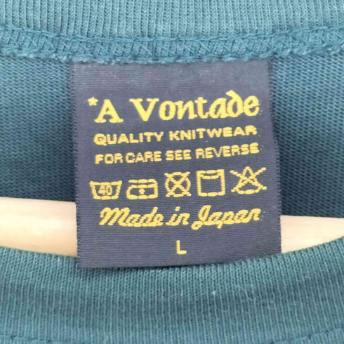 アボンタージ A VONTADE ドローコード付き S/S ポケットTEE メンズ import:L