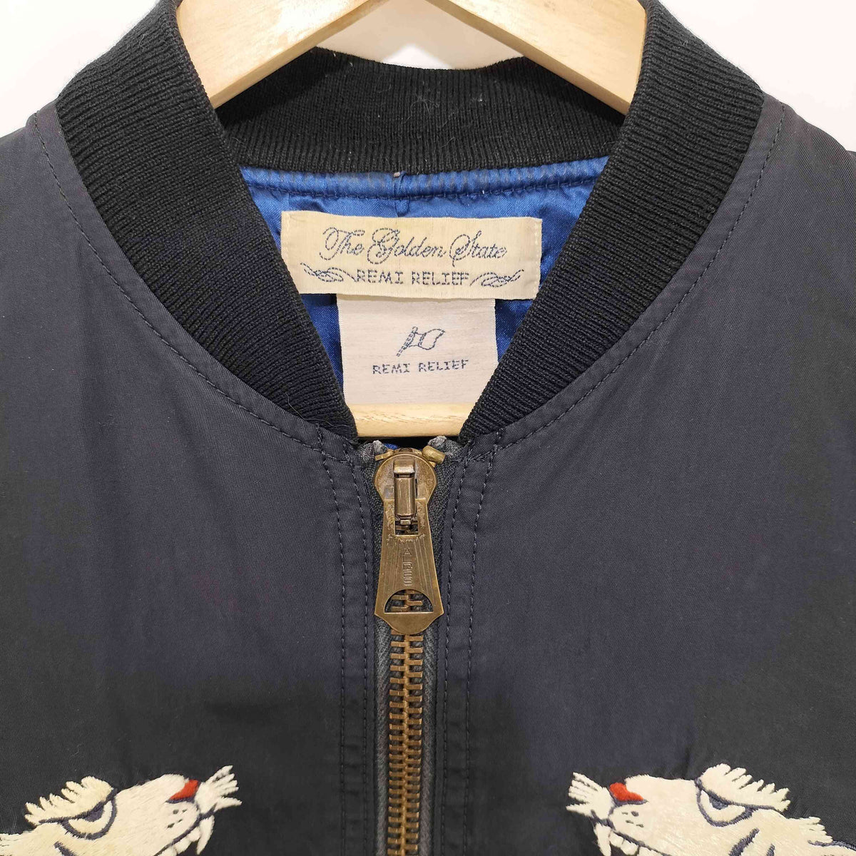 REMI RELIEF 66ナイロン ボマージャケット ALASKA スカジャン REMI RELIEF 66ナイロン ボマージャケット ALASKA スカジャン