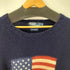 ポロバイラルフローレン Polo by RALPH LAUREN 90S 星条旗ウールニット メンズ import:XL