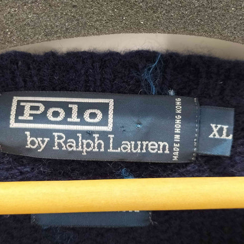 ポロバイラルフローレン Polo by RALPH LAUREN 90S 星条旗ウールニット メンズ import:XL