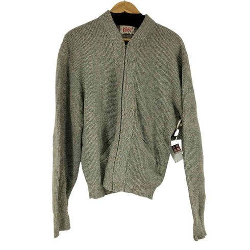 ROB SCOT 60S ジップウール混カーディガン メンズ import:M