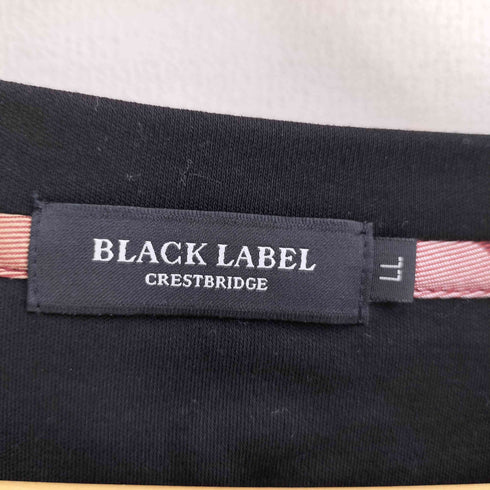 ブラックレーベルクレストブリッジ BLACK LABEL CRESTBRIDGE CBチェック切替 ロゴプリント ロングスリーブカットソー メンズ LL