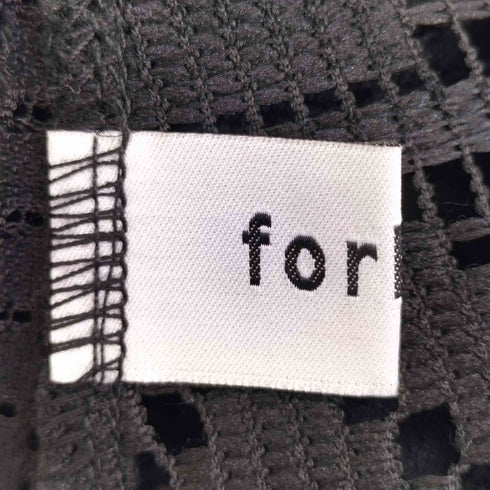 フォルクシー forksy. 2WAYカットアウトレースロングワンピース レディース JPN:M