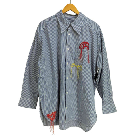 BECOME TREE 25ss YARN-DYED EMBROIDERY SHIRTS メンズ L