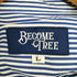 BECOME TREE 25ss YARN-DYED EMBROIDERY SHIRTS メンズ L