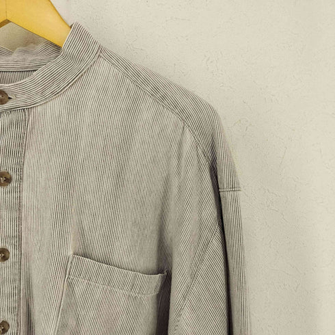 CLASSIC OLD WEST STYLES 90S USA製 バンドカラープルオーバーシャツ メンズ import:L