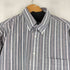 アロー ARROW 80S-90S USA製 ストライプ L/S BDシャツ メンズ 17 34/35