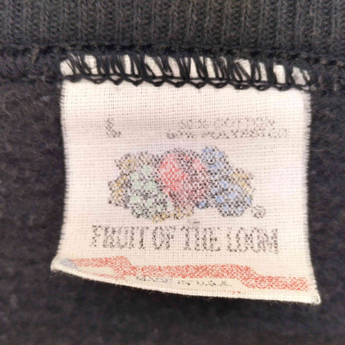 フルーツオブザルーム FRUIT OF THE LOOM 80s USA製 SURF SAND プリント ラグランスリーブ スウェット メンズ JPN:L