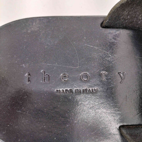 セオリー theory イタリア製 ストラップ レザーサンダル メンズ EUR:40