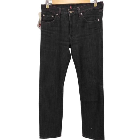 リーバイス Levis 00S 525 Premium Red Tab ボタン裏J09刻印 ローライズ ストレッチ ブラック デニム パンツ 04年製 メンズ 30インチ