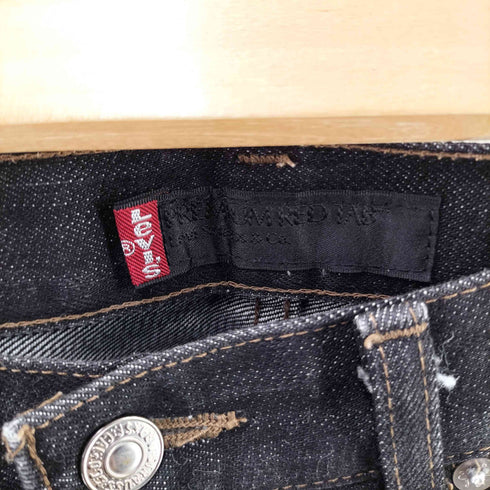 リーバイス Levis 00S 525 Premium Red Tab ボタン裏J09刻印 ローライズ ストレッチ ブラック デニム パンツ 04年製 メンズ 30インチ