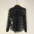 トリココムデギャルソン tricot COMME des GARCONS リボン ギャザー ピンタック デザイン レースシャツ レディース JPN:M