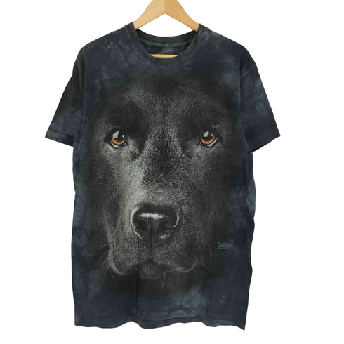 ザマウンテン the mountain メキシコ製 犬 アニマル プリント クルーネック S/S Tシャツ コピーライト 2011年製 メンズ import:M