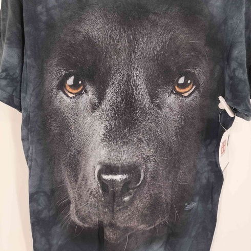 ザマウンテン the mountain メキシコ製 犬 アニマル プリント クルーネック S/S Tシャツ コピーライト 2011年製 メンズ import:M