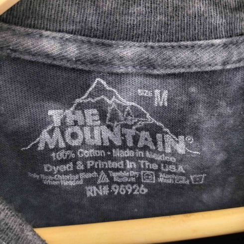 ザマウンテン the mountain メキシコ製 犬 アニマル プリント クルーネック S/S Tシャツ コピーライト 2011年製 メンズ import:M