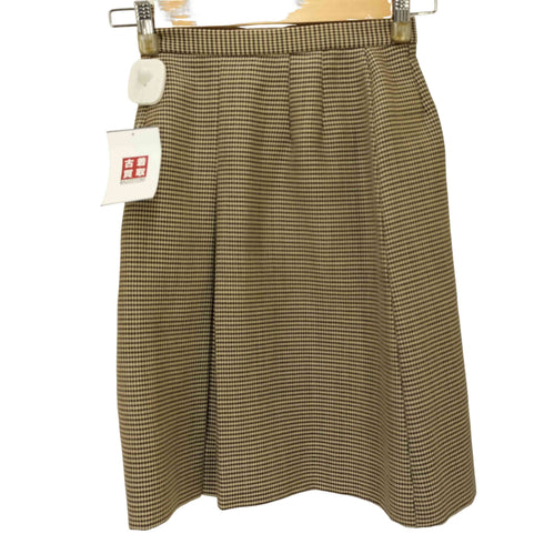 ブルックスブラザーズ BROOKS BROTHERS 90S Pure New Wool 千鳥格子柄 スカート レディース