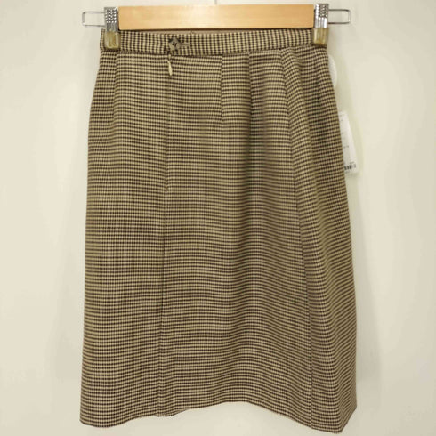 ブルックスブラザーズ BROOKS BROTHERS 90S Pure New Wool 千鳥格子柄 スカート レディース
